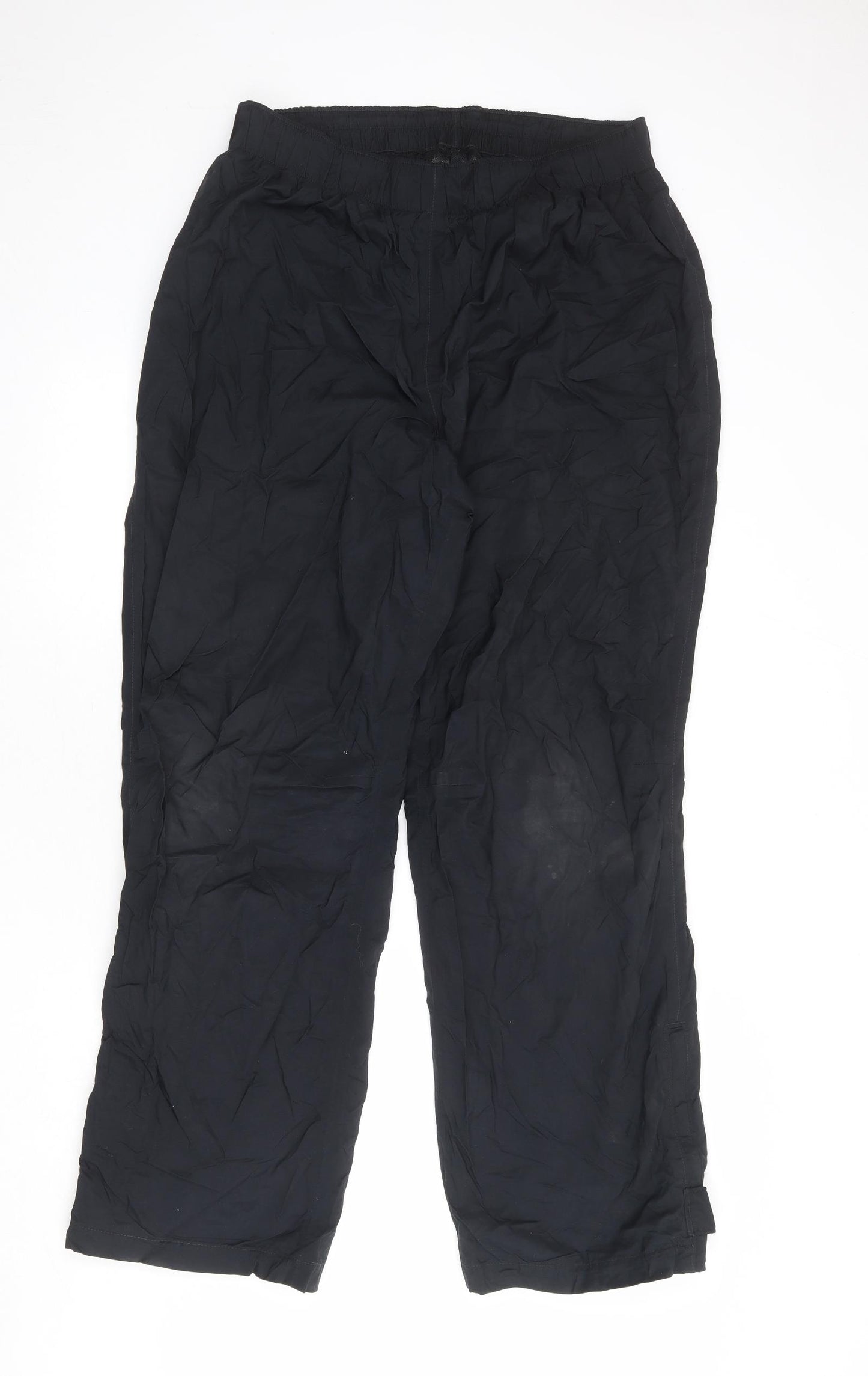 Colombia Mens Black Nylon Trousers Size XL L34 in Regular - Adjustable Hems