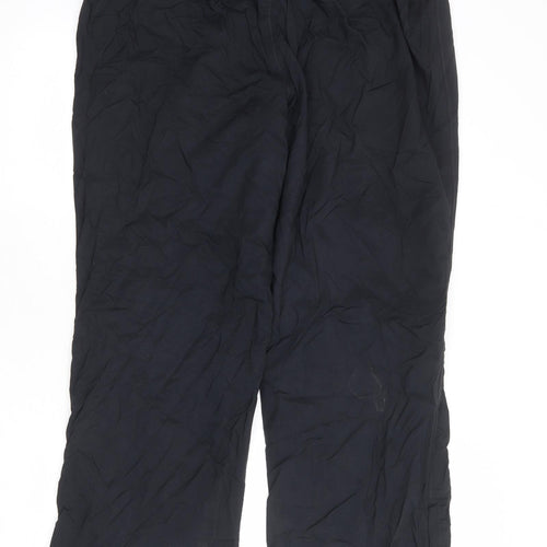 Colombia Mens Black Nylon Trousers Size XL L34 in Regular - Adjustable Hems