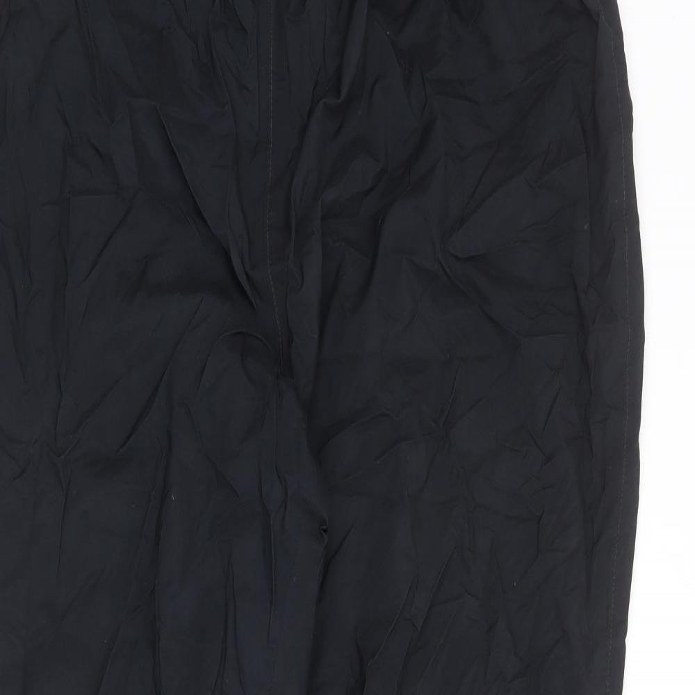 Colombia Mens Black Nylon Trousers Size XL L34 in Regular - Adjustable Hems