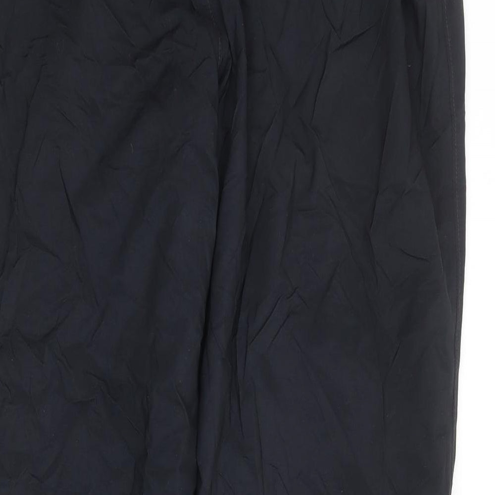 Colombia Mens Black Nylon Trousers Size XL L34 in Regular - Adjustable Hems