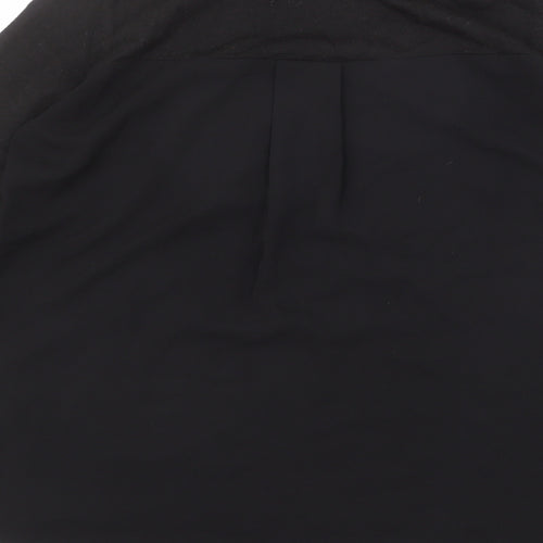 Topshop Womens Black Round Neck Polyester Pullover Jumper Size 10