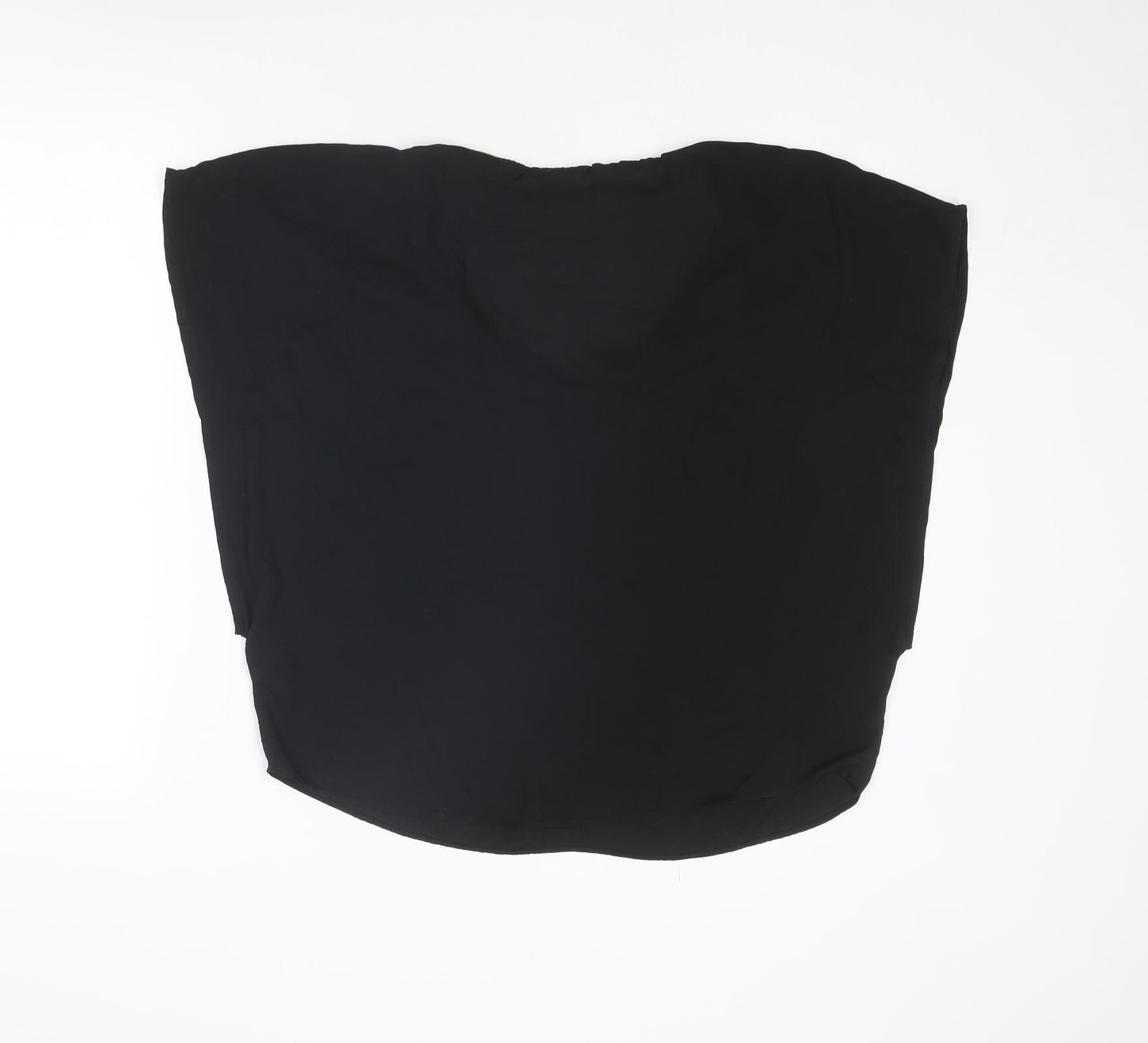 Oasis Womens Black Polyester Camisole Blouse Size 14 V-Neck