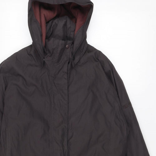 Regatta Womens Brown Jacket Size 14 Zip