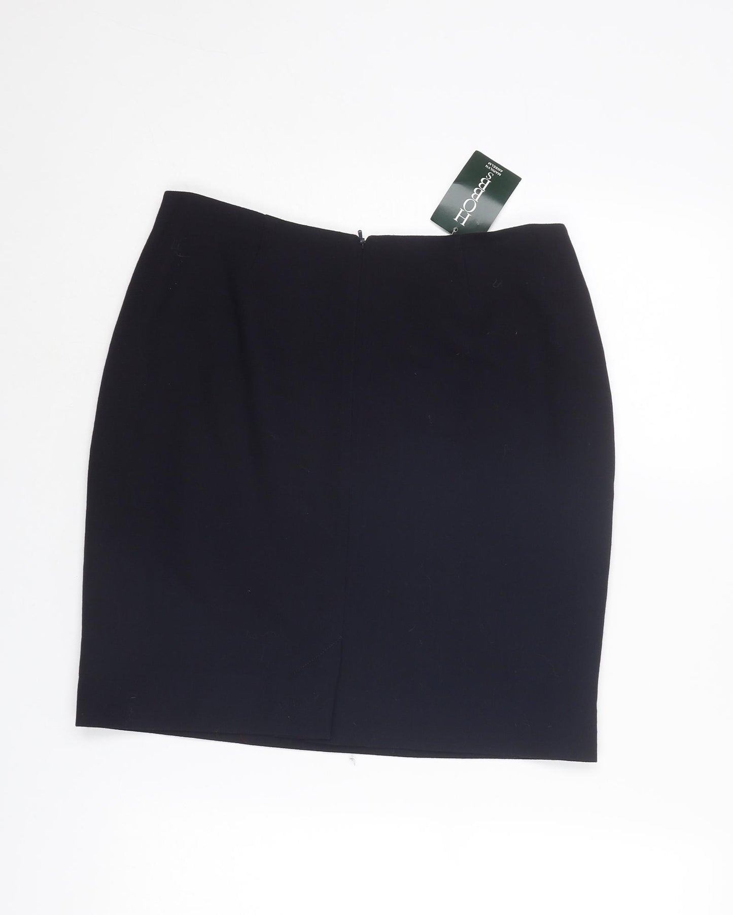 Hobbs Womens Blue Polyester A-Line Skirt Size 12 Zip