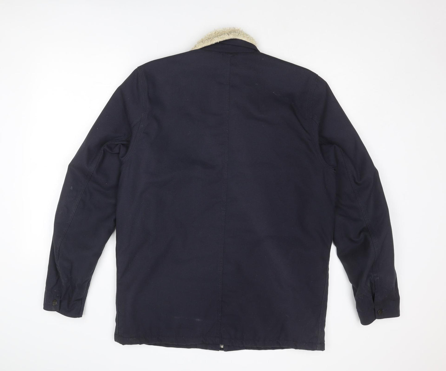 Carhartt Mens Blue Jacket Size L Zip