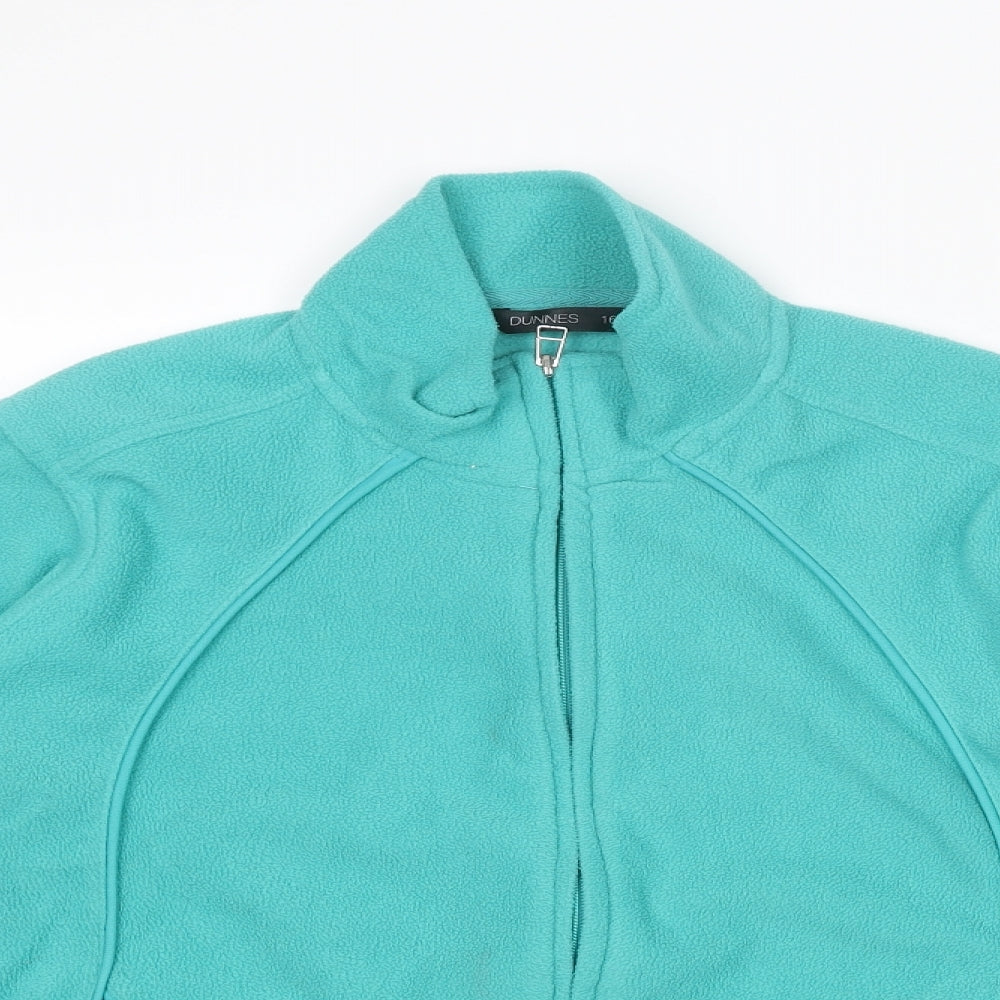Dunnes Stores Womens Blue Jacket Size 16 Zip