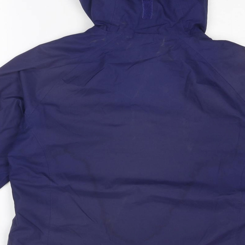 Craghoppers Womens Blue Windbreaker Jacket Size 14 Zip
