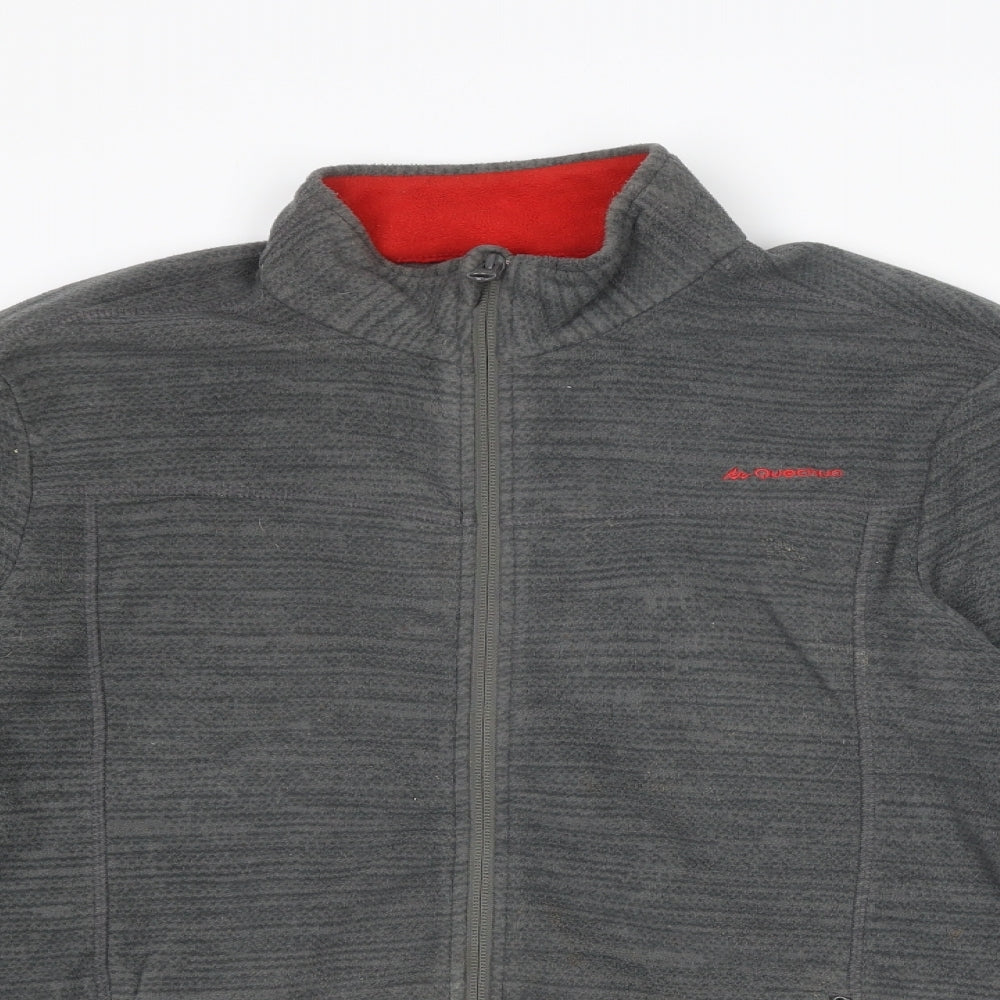 Quechua Mens Grey Jacket Size M Zip
