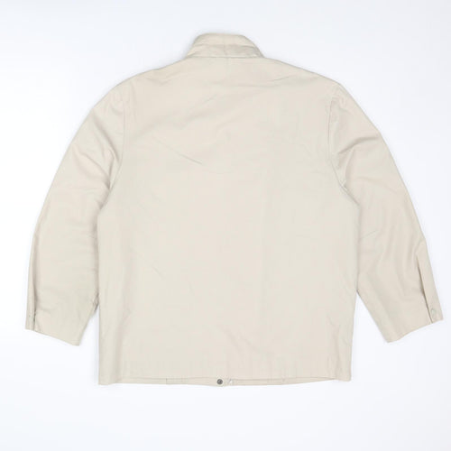 St Michael Womens Beige Jacket Size 12 Zip