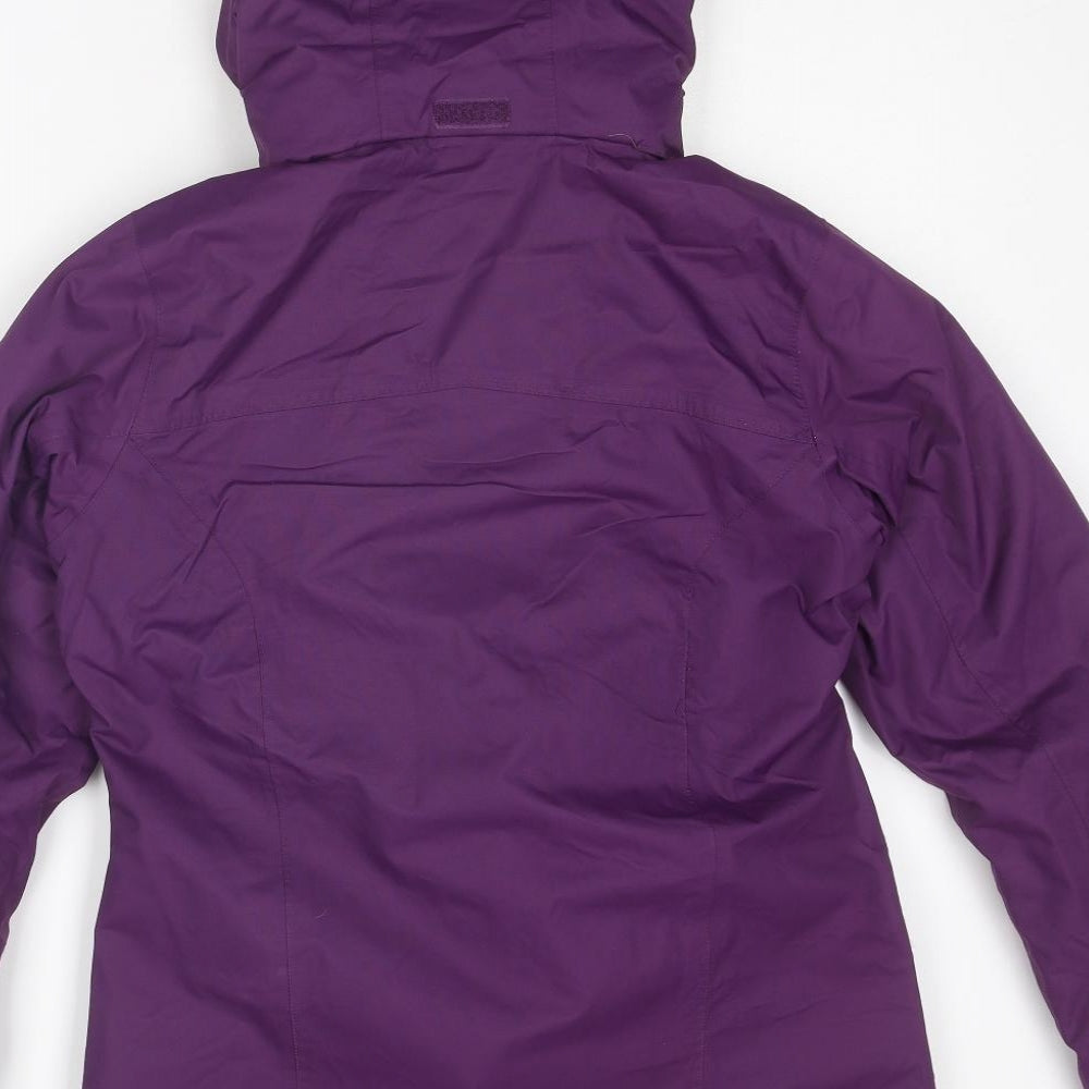 TOG24 Womens Purple Windbreaker Jacket Size 10 Zip
