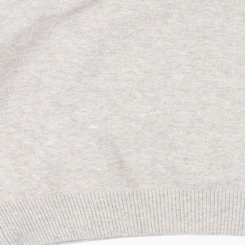 & Other Stories Womens Beige High Neck Polyester Pullover Jumper Size S
