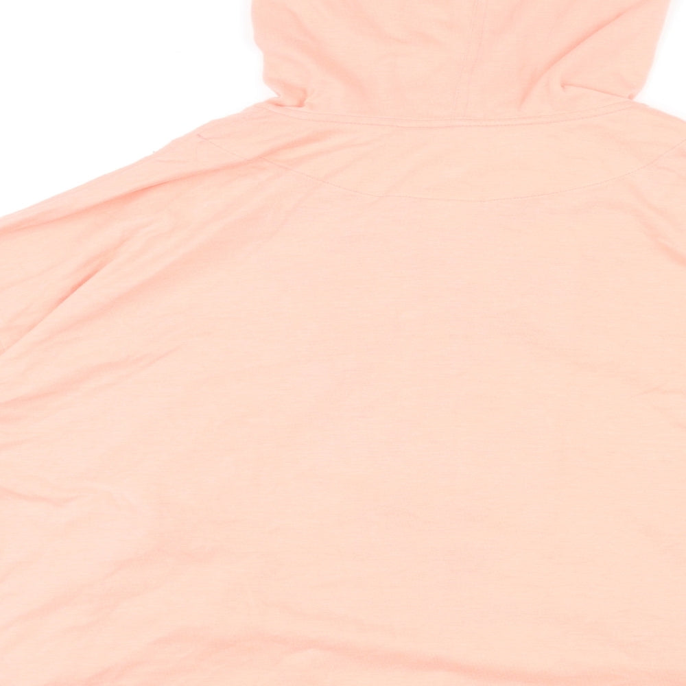 Rodeo Womens Pink Polyester Full Zip Hoodie Size 14 Zip
