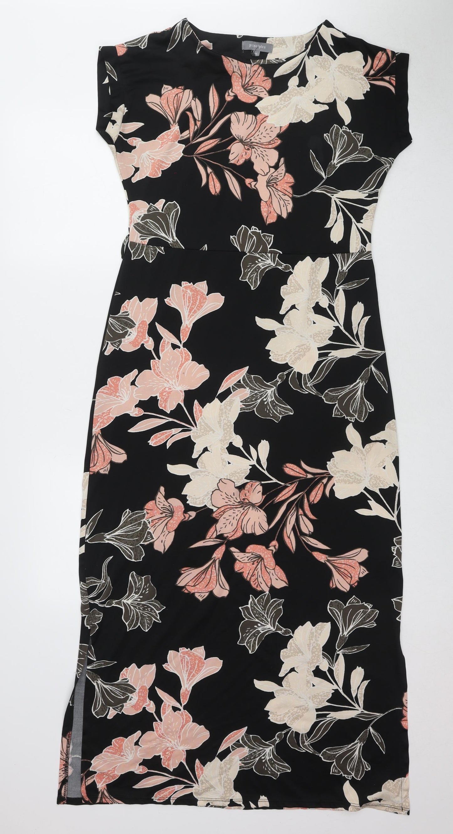 Principles Womens Multicoloured Floral Polyester Shift Size 22 Round Neck Pullover