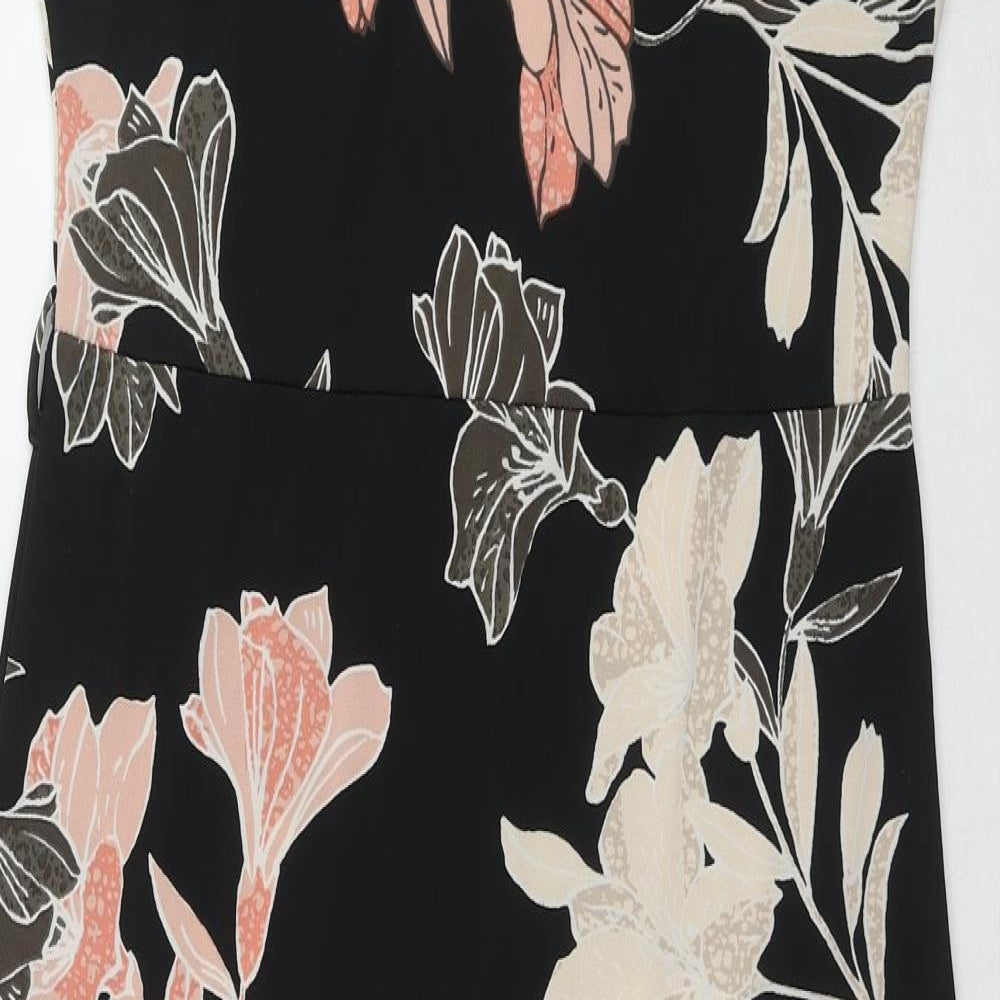 Principles Womens Multicoloured Floral Polyester Shift Size 22 Round Neck Pullover