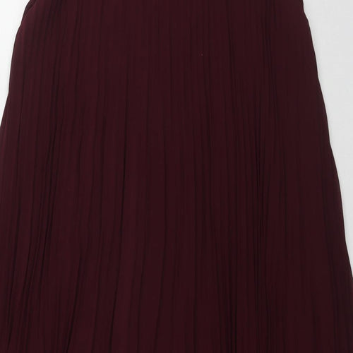 Principles Womens Red Polyester Trapeze & Swing Size 8 Round Neck Pullover