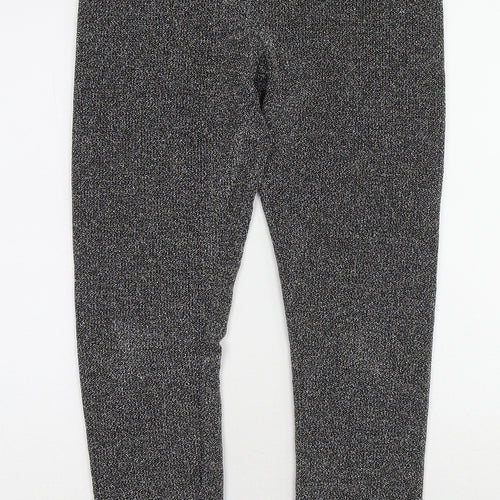 H&M Womens Silver Polyamide Carrot Leggings Size M L28 in