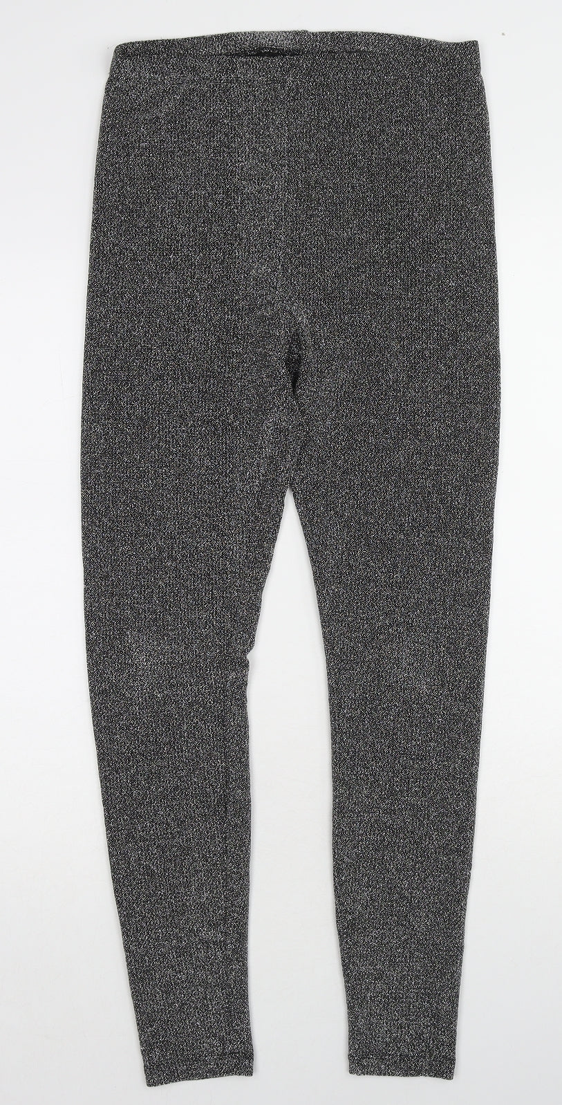 H&M Womens Silver Polyamide Carrot Leggings Size M L28 in