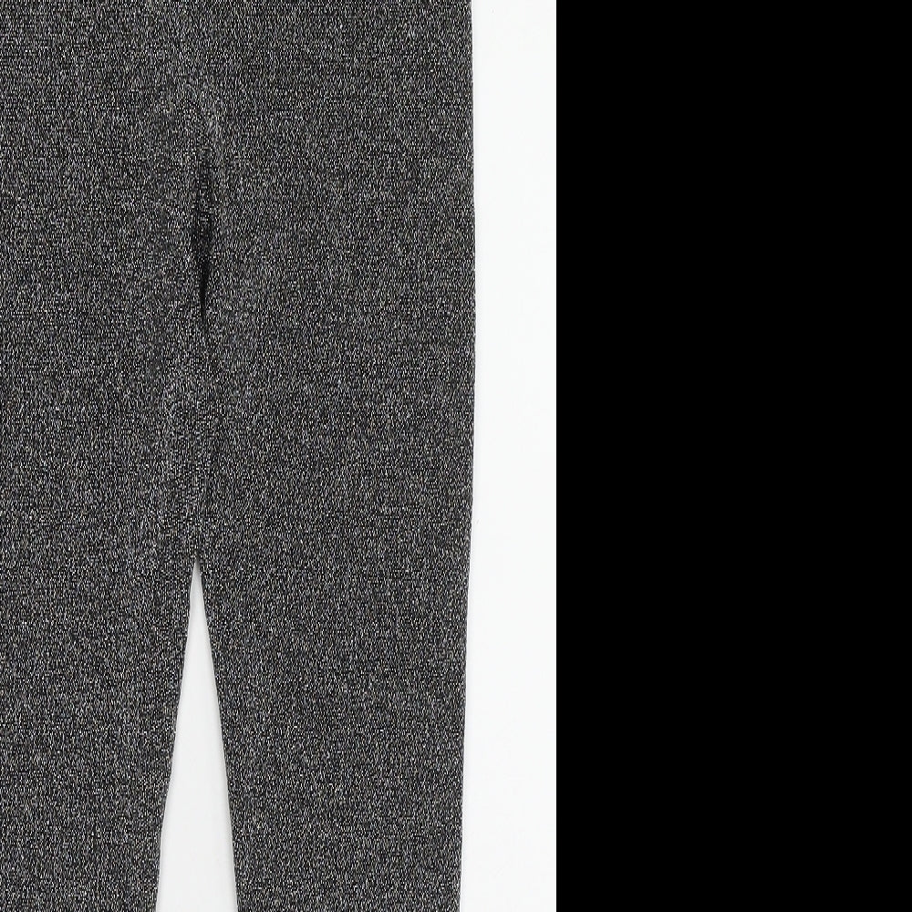 H&M Womens Silver Polyamide Carrot Leggings Size M L28 in