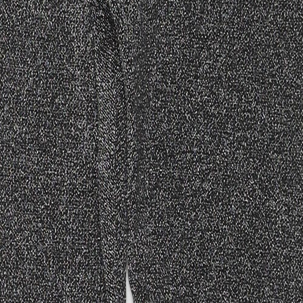 H&M Womens Silver Polyamide Carrot Leggings Size M L28 in