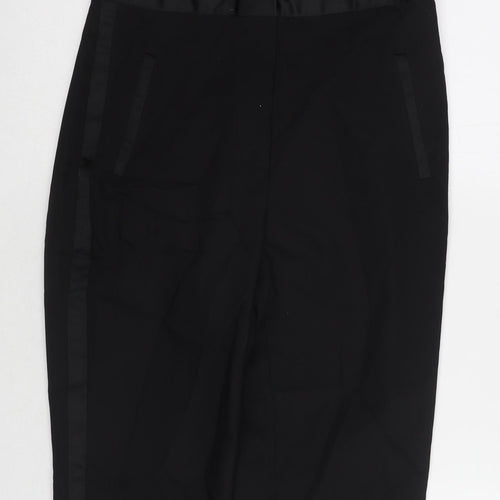 Zara Womens Black Polyester Jumpsuit One-Piece Size M L28 in Zip