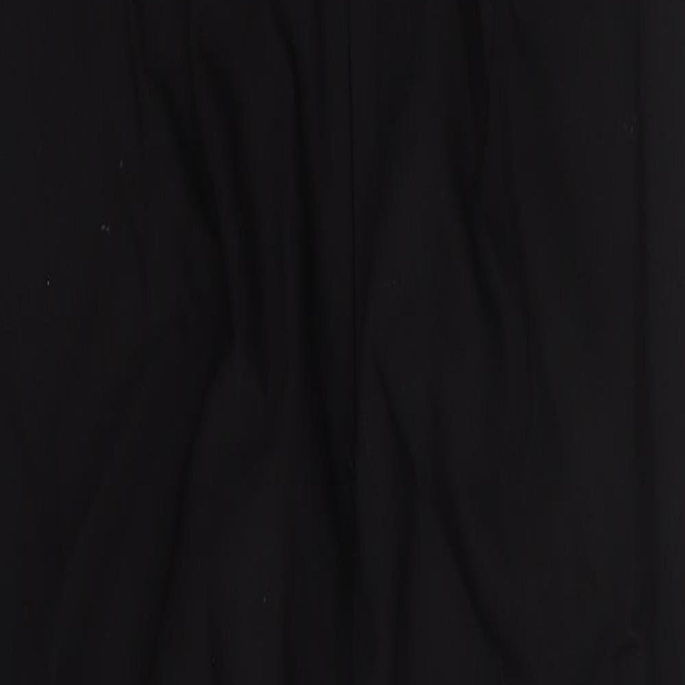 Zara Womens Black Polyester Jumpsuit One-Piece Size M L28 in Zip