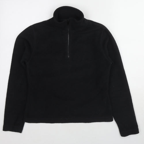 Great Plains Womens Black Polyester Pullover Sweatshirt Size M Pullover