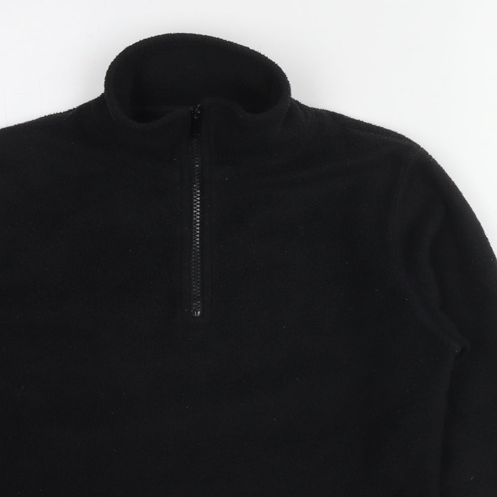 Great Plains Womens Black Polyester Pullover Sweatshirt Size M Pullover