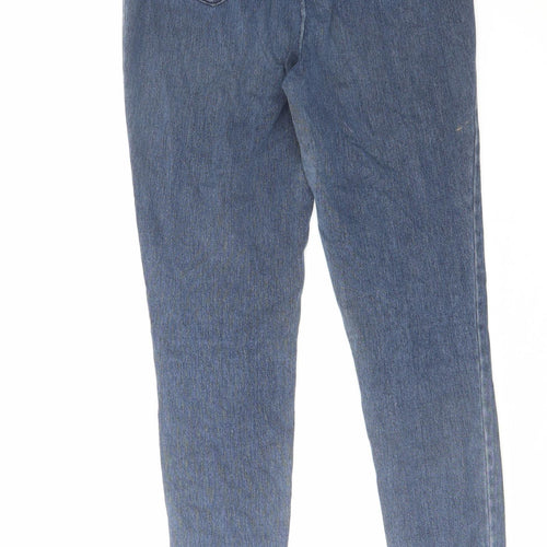 NEXT Womens Blue Cotton Jegging Jeans Size 10 L27 in Regular