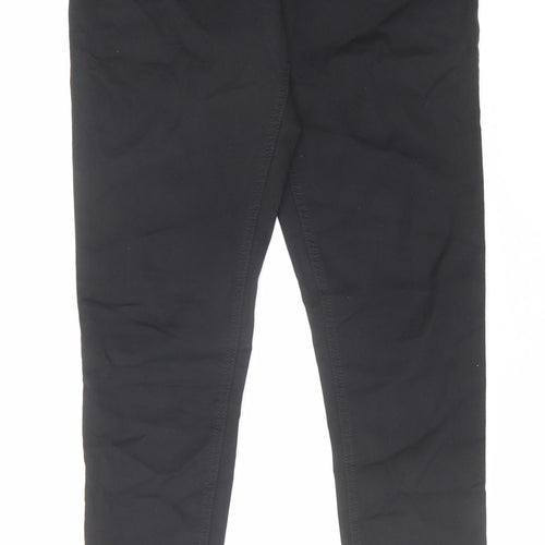 F&F Womens Black Cotton Jegging Jeans Size 12 L31 in Regular
