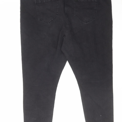 Studio Womens Black Cotton Jegging Jeans Size 24 L26 in Regular