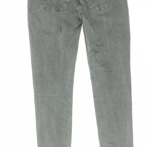 Amazing Woman Womens Green Cotton Jegging Jeans Size S L28 in Regular Drawstring