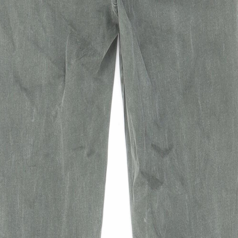 Amazing Woman Womens Green Cotton Jegging Jeans Size S L28 in Regular Drawstring