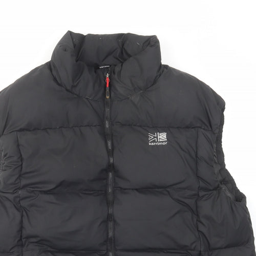 Karrimor Mens Black Gilet Jacket Size XL Zip
