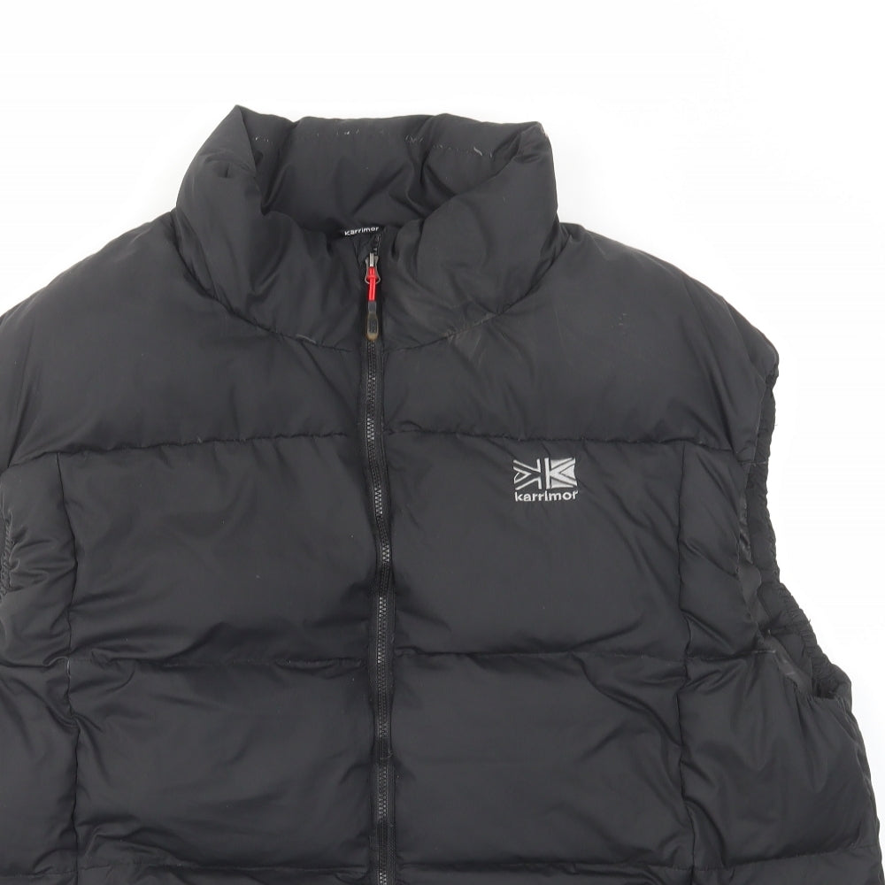 Karrimor Mens Black Gilet Jacket Size XL Zip