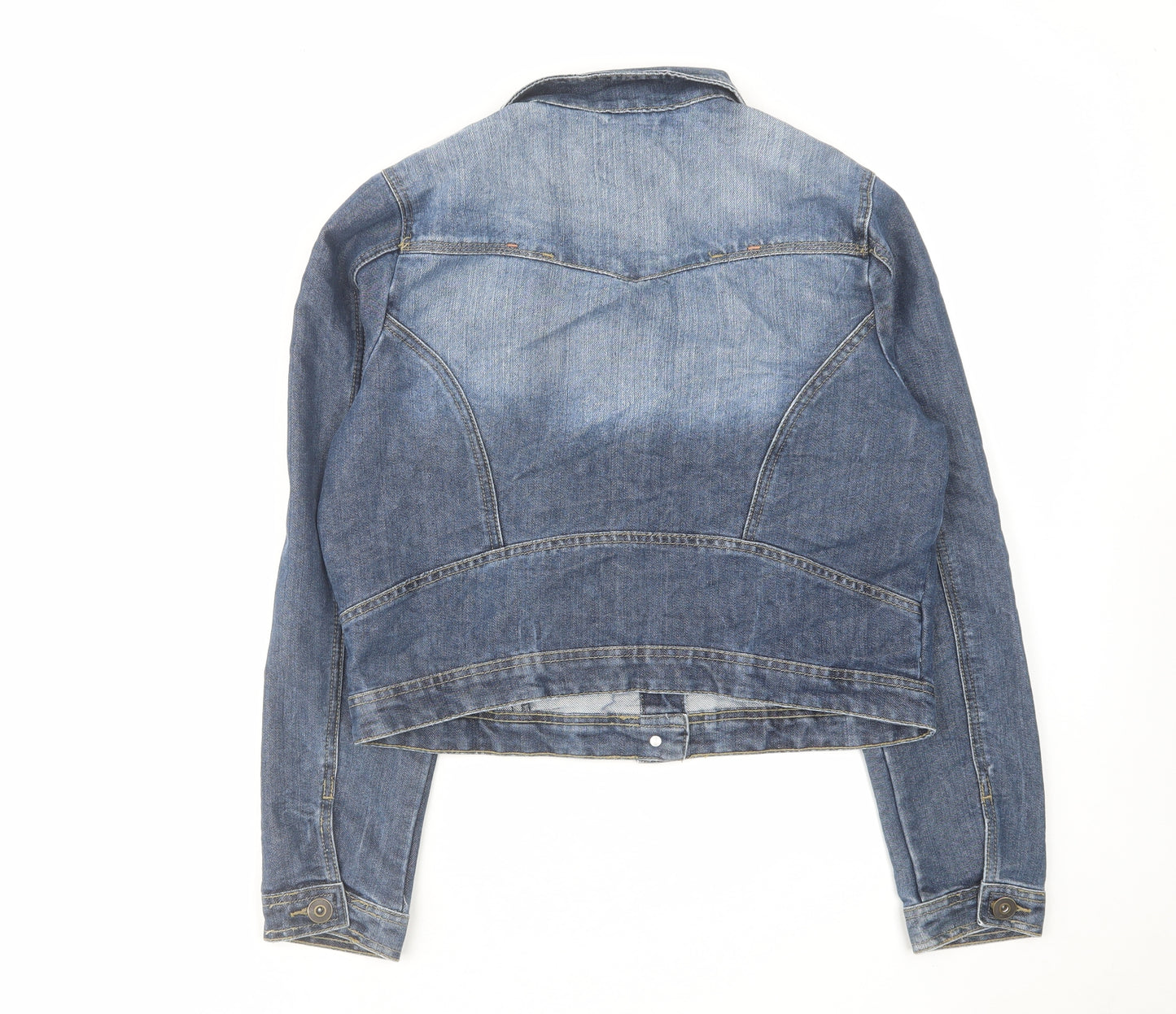 George Womens Blue Jacket Size 16 Button