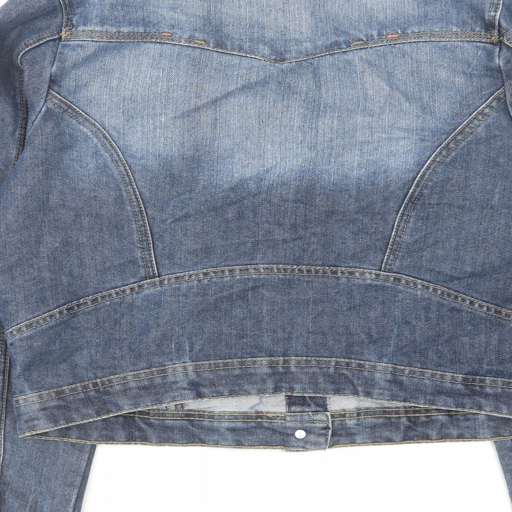 George Womens Blue Jacket Size 16 Button