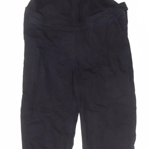 ASOS Womens Blue Cotton Jumpsuit One-Piece Size 12 L29 in Button