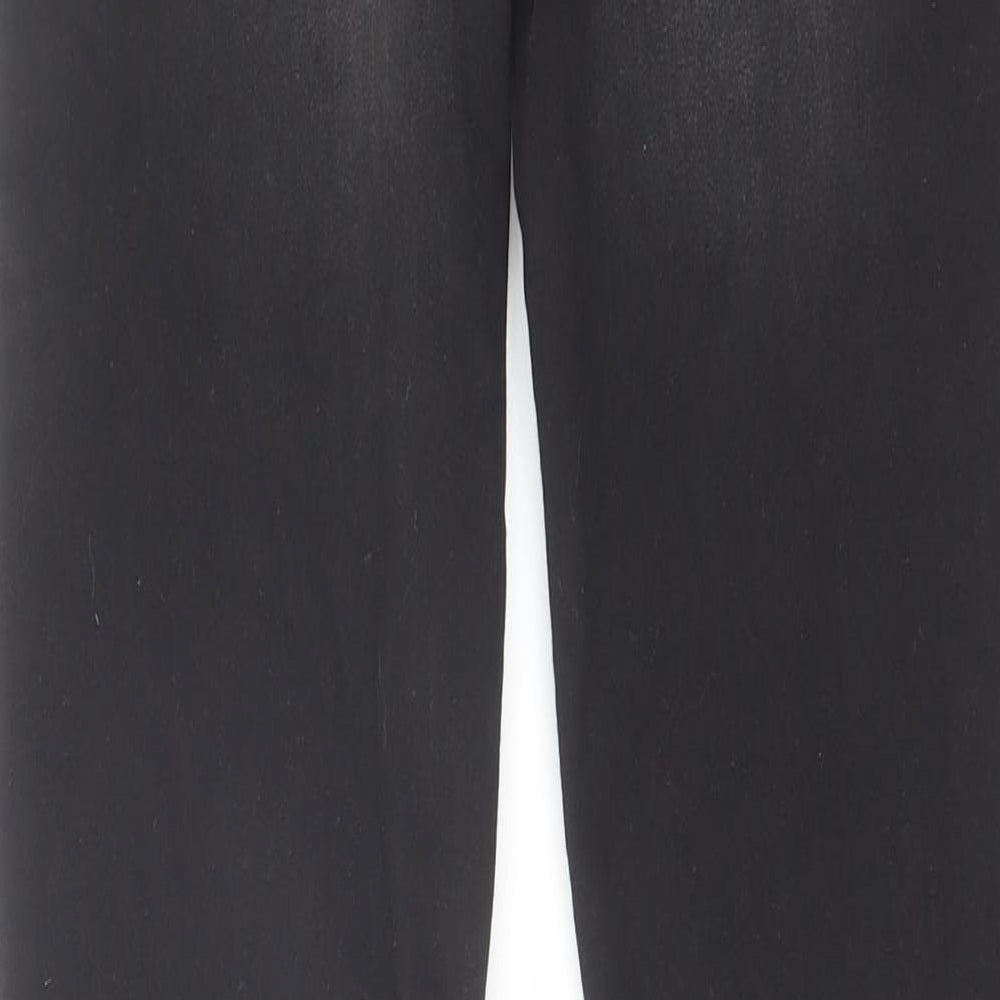 H&M Girls Black Cotton Skinny Jeans Size 14-15 Years Regular Zip