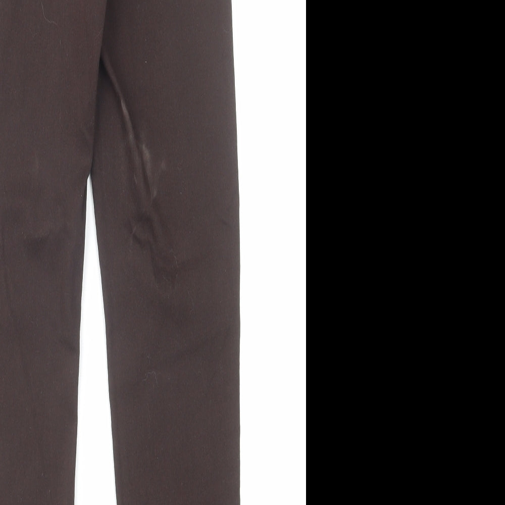 Marks and Spencer Womens Brown Cotton Jegging Jeans Size 8 L26 in Regular