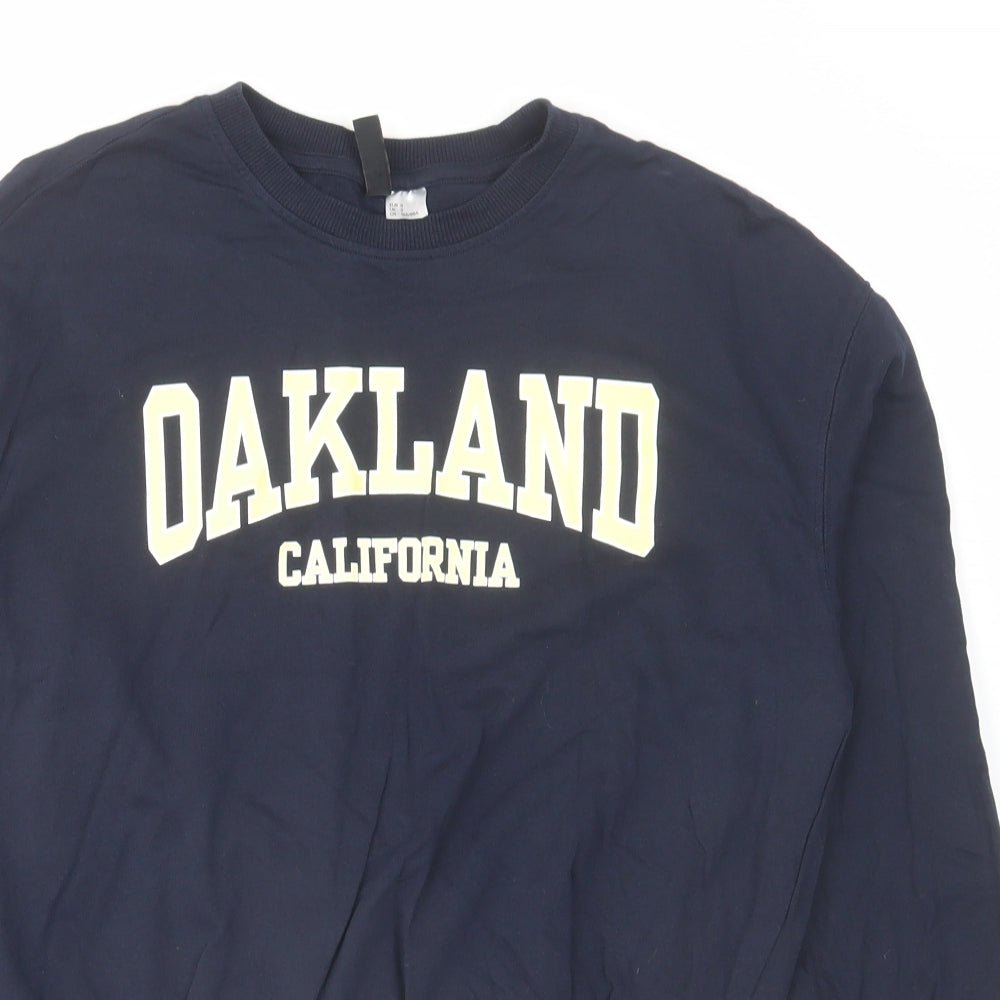 H&M Womens Blue Cotton Pullover Sweatshirt Size S Pullover - Oakland California