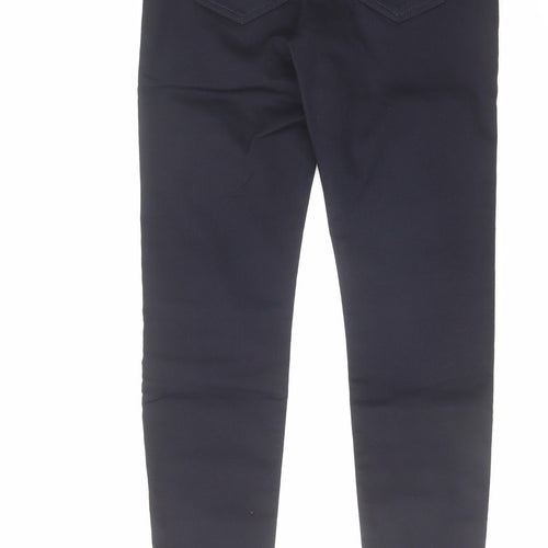 Limited Collection Womens Blue Cotton Skinny Jeans Size 10 L29 in Regular Zip