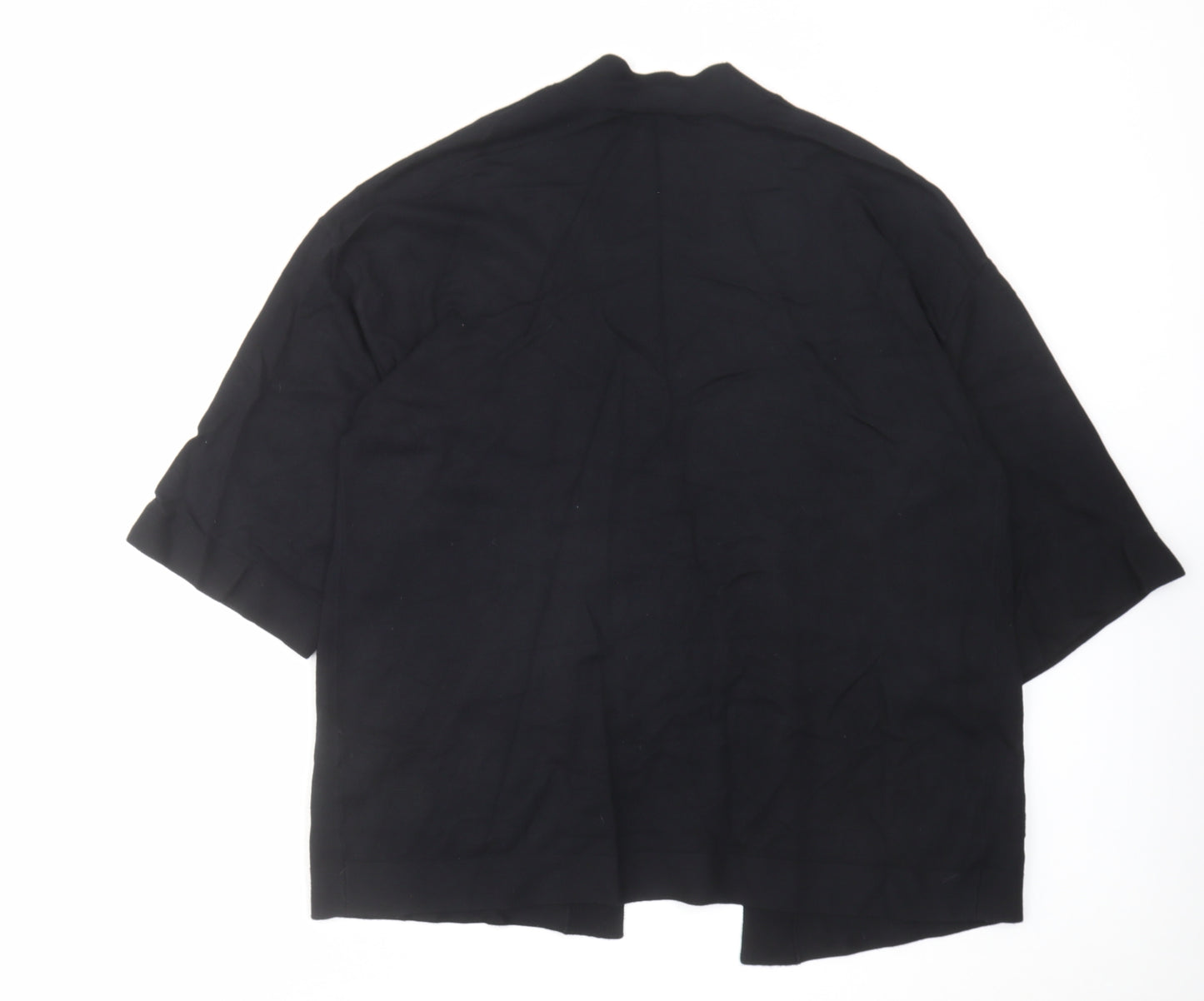 Dorothy Perkins Womens Black V-Neck Viscose Cardigan Jumper Size 12