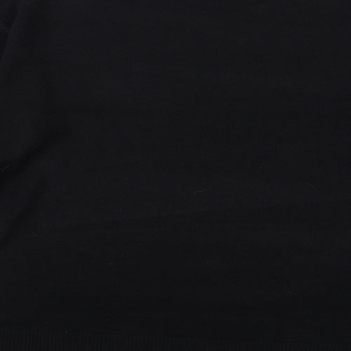 NEXT Womens Black Round Neck Acrylic Pullover Jumper Size S