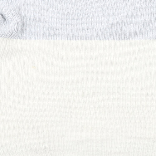 Marks and Spencer Womens Blue Boat Neck Cotton Pullover Jumper Size M