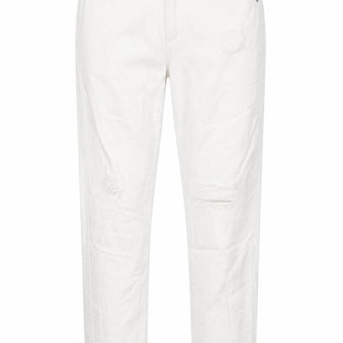 D Stin Womens White Cotton Tapered Jeans Size 8 L27 in Regular Zip