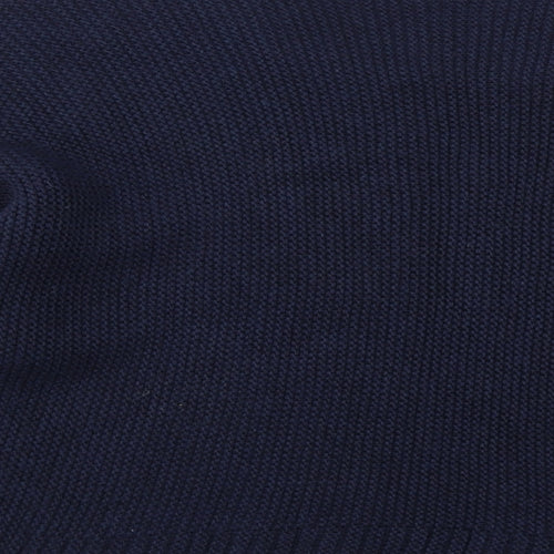 Izabel London Womens Blue Round Neck Acrylic Pullover Jumper Size 8