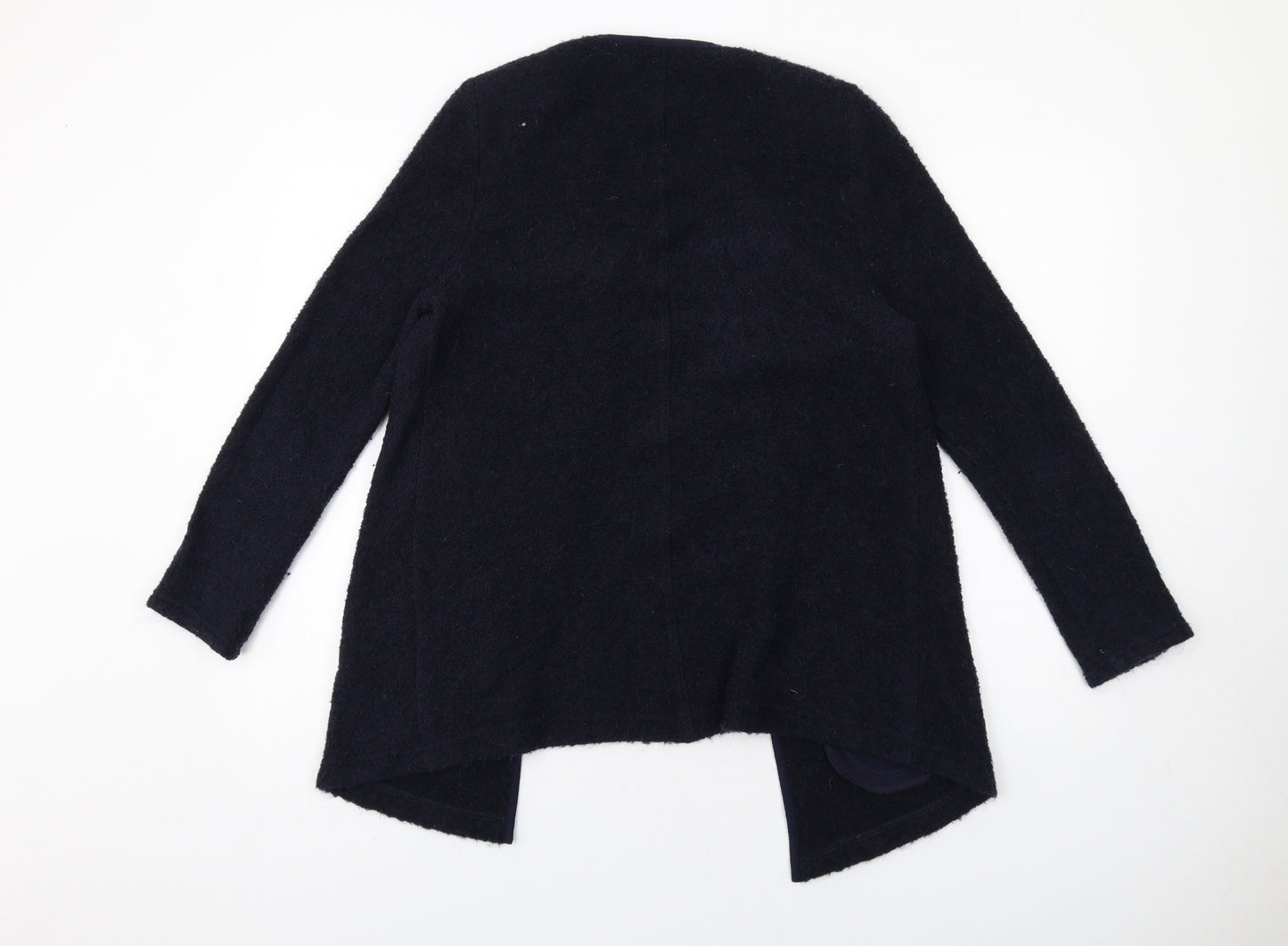 EUGEN KLEIN Womens Blue V-Neck Acrylic Cardigan Jumper Size 14