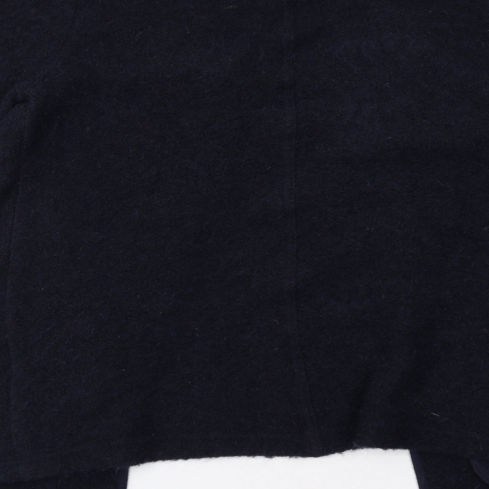 EUGEN KLEIN Womens Blue V-Neck Acrylic Cardigan Jumper Size 14