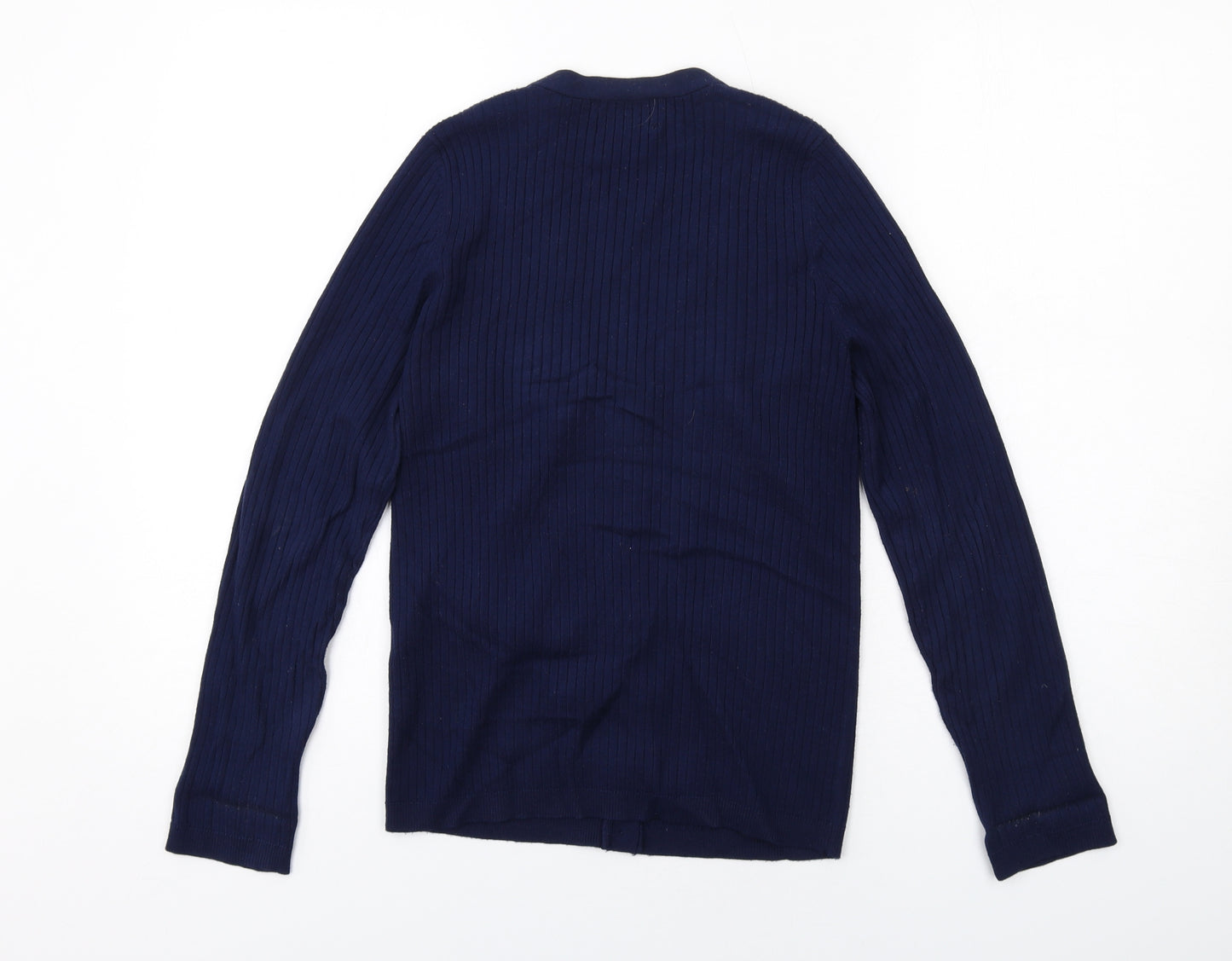 Savida Womens Blue V-Neck Viscose Cardigan Jumper Size S