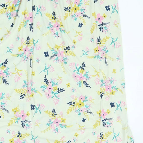 Pebble Bay Womens Multicoloured Floral Polyester A-Line Skirt Size 16